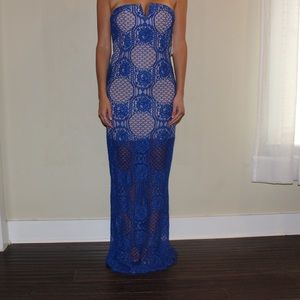 Gianni Bini royal blue dress
